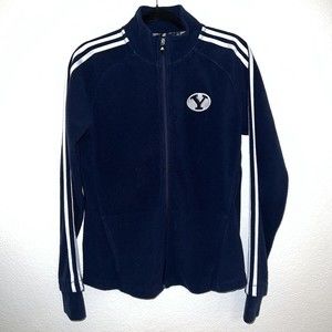Adidas BYU Full Zip Blue Jacket Womens L